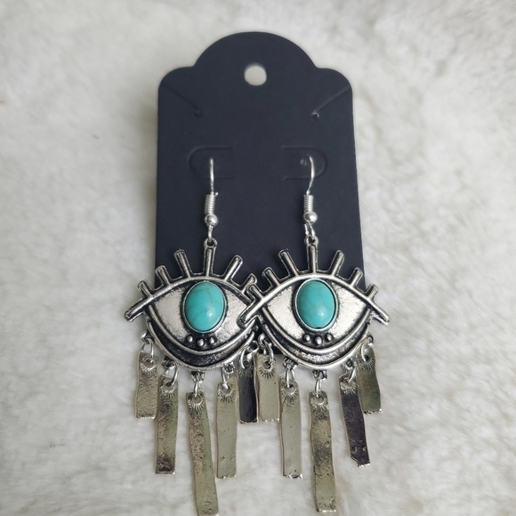 3/$15 New Evil Eye  Earrings - Picture 3 of 3